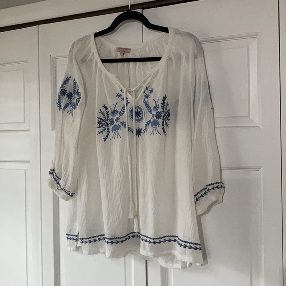 Saint Tropez West Tops - Saint Tropez West Size L Gauze top